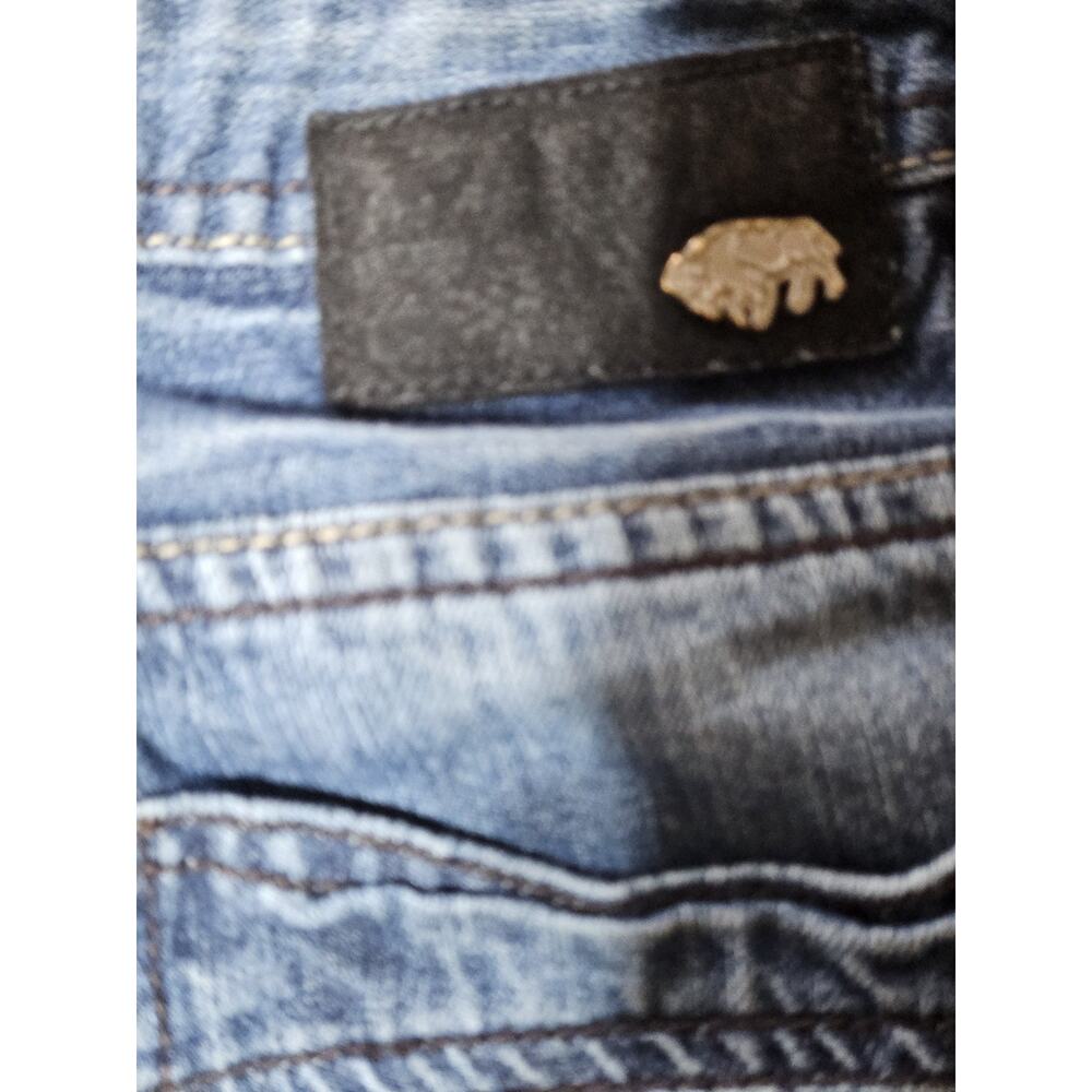 Buffalo David Bitton Jeans Girls 16 Blue Denim Stretch Mid Rise Straight Leg - Picture 10 of 10